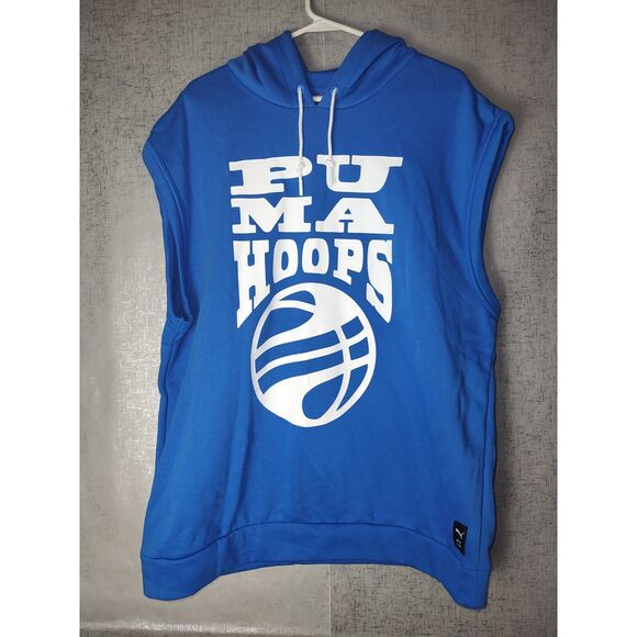 Puma Posterize 2.0 Sleeveless Hoodie Sz XL NWT - Picture 1 of 4